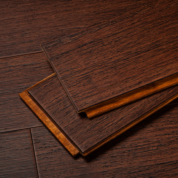 Chip: Brushed Barnwood Stiletto Strand Bamboo Floor