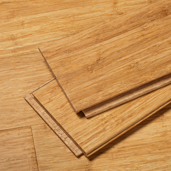 Chip: Brushed Sahara Stiletto, Strand Bamboo Floor