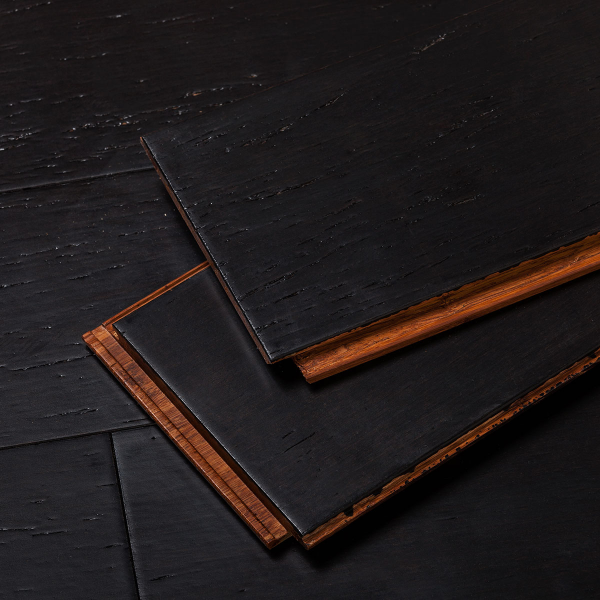 Chip: Brushed Eclipse Stiletto Strand Bamboo Floor