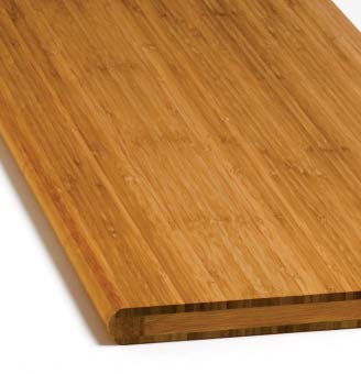 Plyboo Stair Step, Amber Flat Grain Bamboo Flooring Accessories